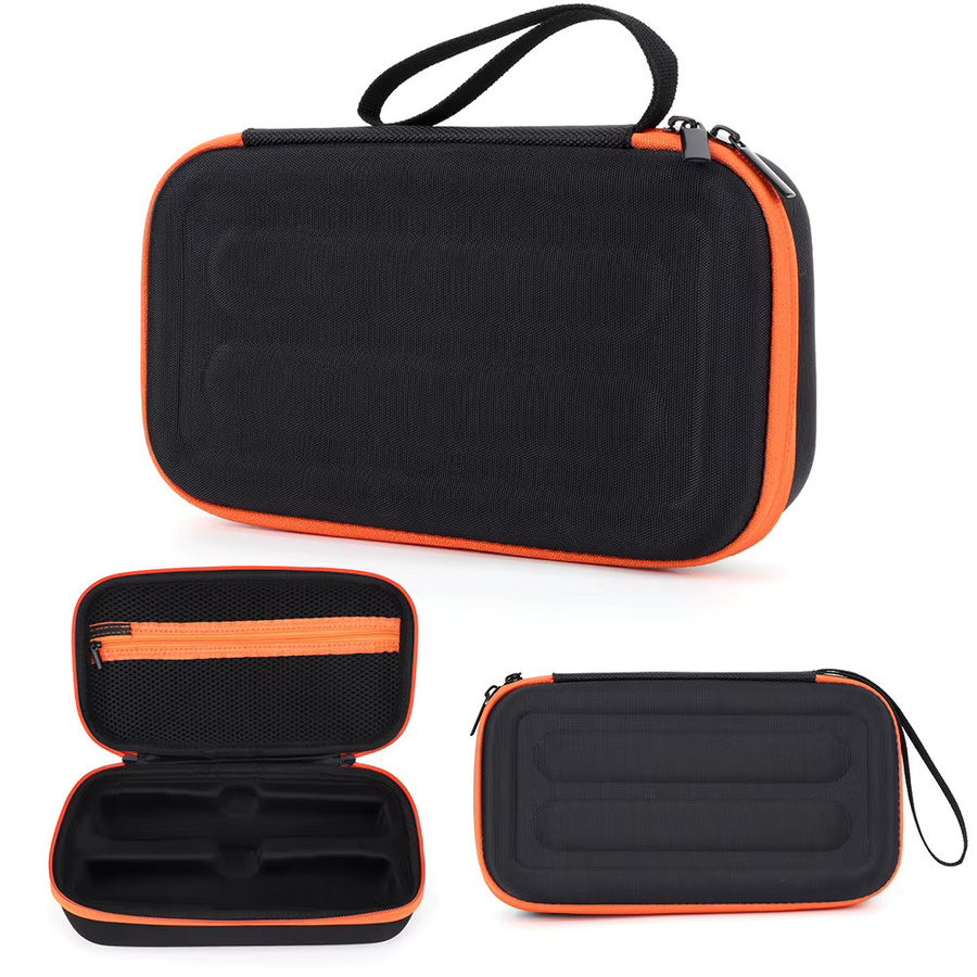 ALLOET Wasserdichte Hartschalen-Reisetasche für JBL PartyBox und drahtlose Mikrofone, Kratzfester Aufbewahrungs-Organizer in Schwarz - Bild 4