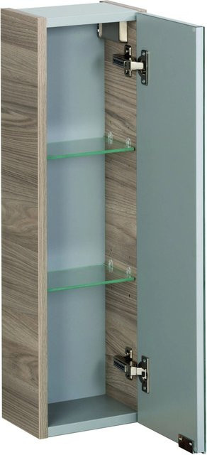 Fackelmann Bad-Hängeschrank Luxor mit Spiegeltür in Steinesche/Braun, B/T/H: 68 x 20 x 16 cm - Bild 3