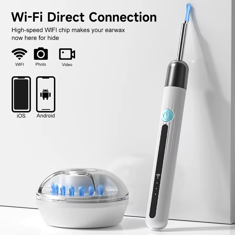 ENWOR Ohrreinigung Kit mit WIFI Kamera und 6 LED - Bild 3