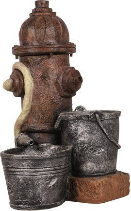 Garden Pleasure Gartenbrunnen Hermes Kaskade aus Polyresin in Stein-Optik inklusive Pumpe B/T/H: 63 x 37 x 37 cm
