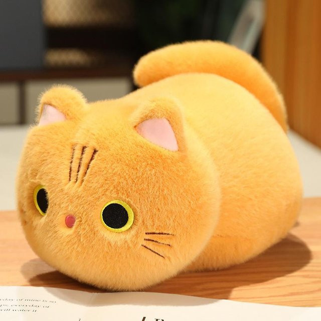 Linyi toy car, Katzen Plüschtier, Orange - Bild 1