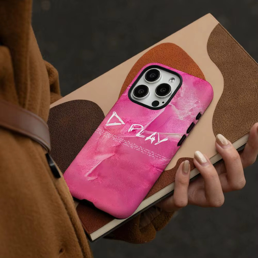 E-Ed S-Sheeran Play22 Handyhülle für iPhone 17 16 15 14 13 12 Pro Max Plus mit glänzender HD-Doppelschicht-Flüssighartschale in White oder Pink - Bild 2