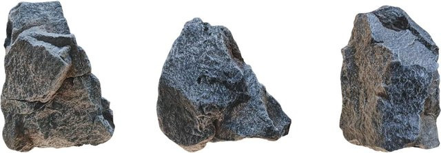 Kesoto Künstlicher Kunstlandschafts-Rock in Grau als rustikale Gartendekoration und Fotografie-Requisite, B/T/H: 32 x 25 x 17 cm - Bild 1