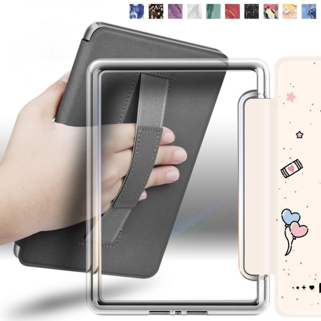 Lederne Schutzhülle für Kindle Paperwhite 5 (11. Generation 2021), 6,8 Zoll mit Handstütze und automatischer Auf- und Abschaltfunktion - Bild 1