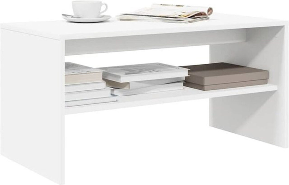 Vidaxl TV-Schrank aus Holzwerkstoff in Weiß, B/T/H: 60 x 40 x 40 cm - Bild 1