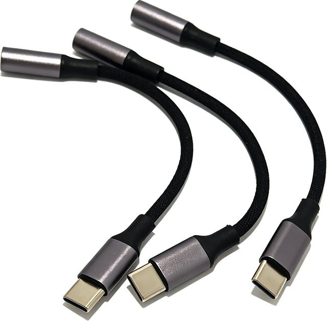 JCD USB-C auf 3,5 mm Klinkenadapter Audiokonverter für Samsung Galaxy und Huawei P50 - Bild 1