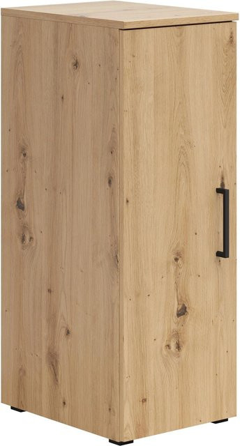 Mömax Schrank Multistauraum Eiche Artisan in Braun, Schwarz und Beige, hängend oder stehend, B/T/H: 83 x 30 x 40 cm - Bild 1