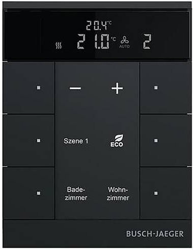 Busch-Jaeger Raumtemperaturregler SBS/U6.0.11-885 2CKA006330A0034 - Bild 1