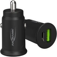 Ansmann InCar Charger CC230PD USB-Autoladegerät mit USB-A und USB-C in Schwarz, 30W - Bild 2