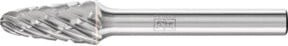 PFERD Hartmetall Hochleistungsfrässtift NON-FERROUS Rundkegel KEL in Silber, Durchmesser: 10 mm, Länge: 20 mm, Schaft-Durchmesser: 6 mm für NE-Metalle - Bild 1