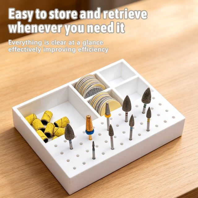 klimonla Aufbewahrungsbox für Nagelkunst-Werkzeuge, Unisex - Bild 1