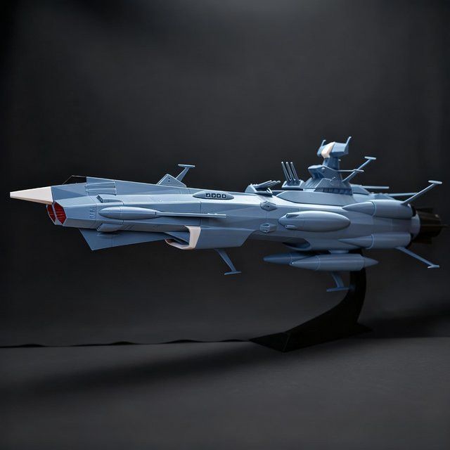 AT 99 MODEL Andromeda Class Schlachtschiff-Montagemodell im Maßstab 1:500, 3D-gedruckter statischer Modellbausatz, 89 cm Länge - Bild 1