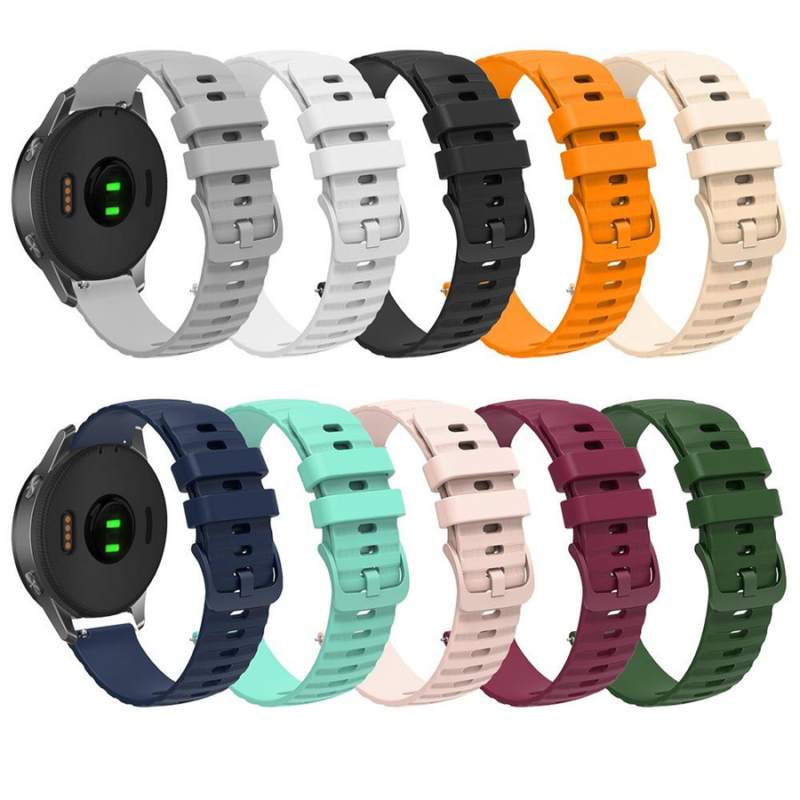 MY-CASE Uhrenarmband Silikon, grau, Unisex - Bild 2