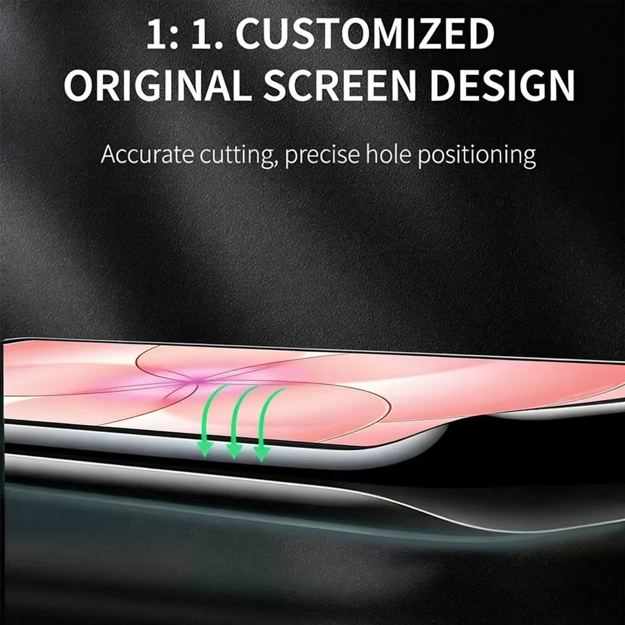 4er-Set transparente Hydrogel-Schutzfolien für Apple iPhone 17 16 15 14 Pro Max Air 17e 16e 15 14 Plus 13 12 11 Pro als kratzfester Displayschutz - Bild 3