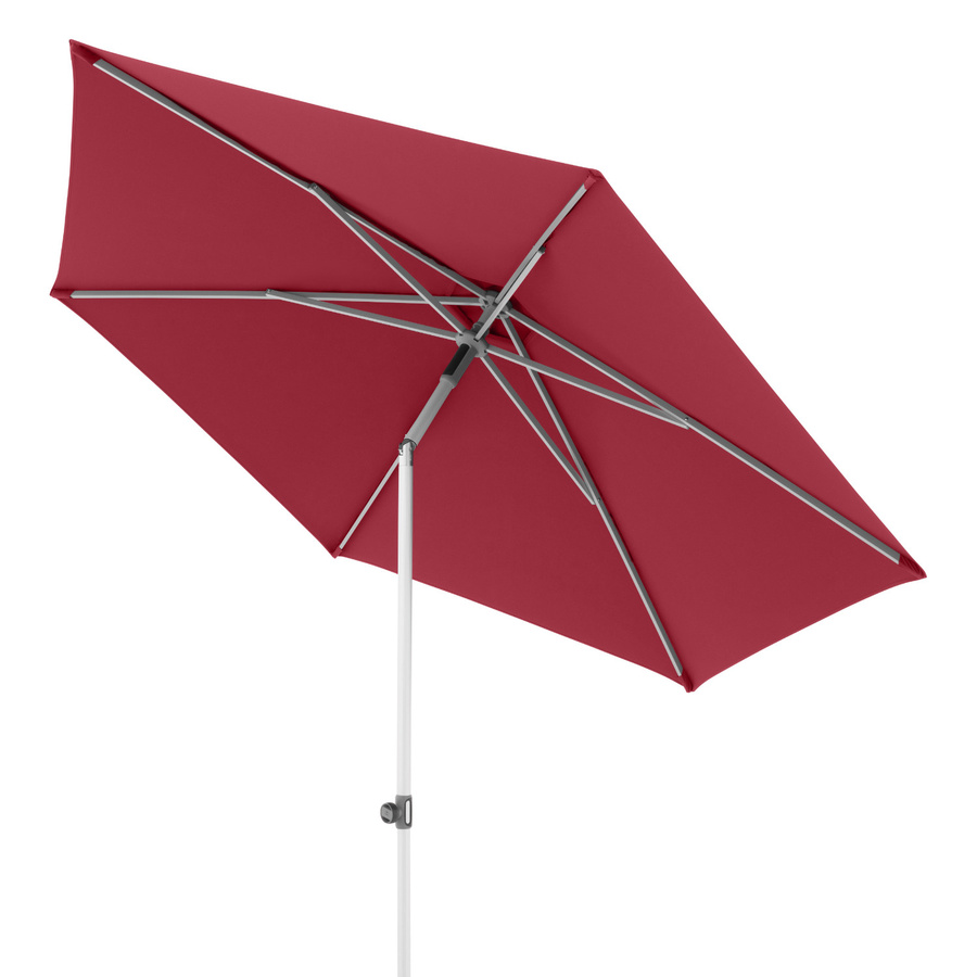 Doppler Sonnenschirm ACT Push Up in Rot mit modernem Aluminiumgestell, Durchmesser: 250 cm - Bild 2