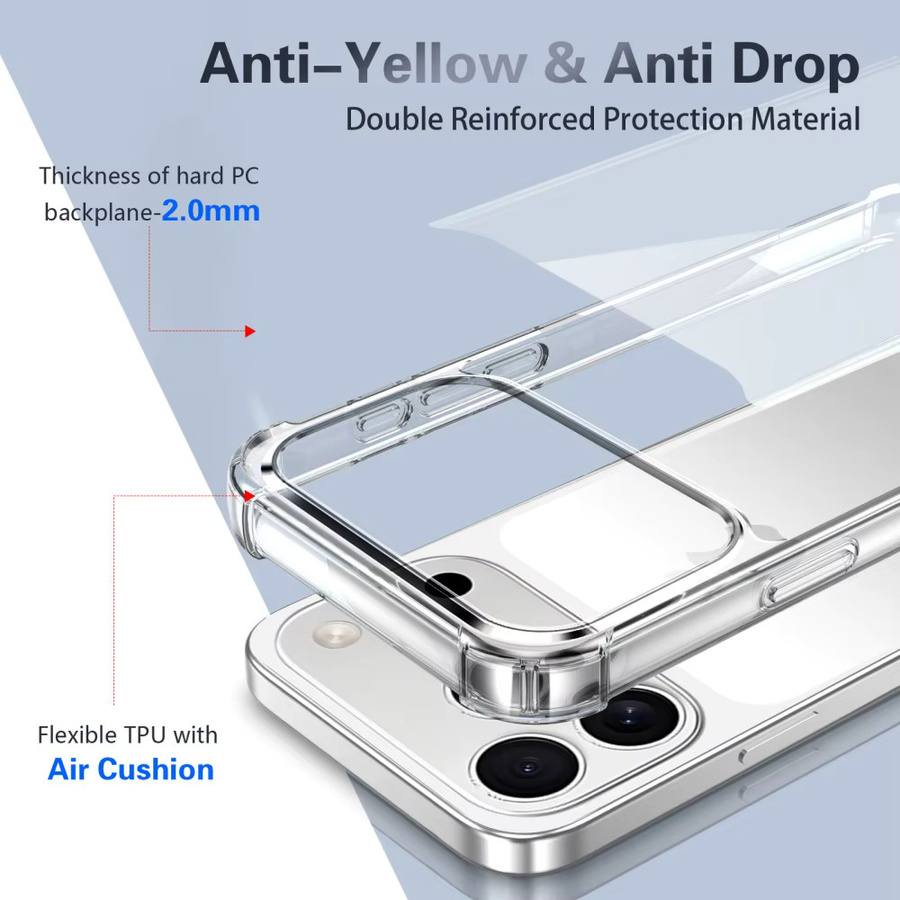 Stoßfeste transparente Silikon-Schutzhülle von lolozzx für iPhone Modelle - Bild 2