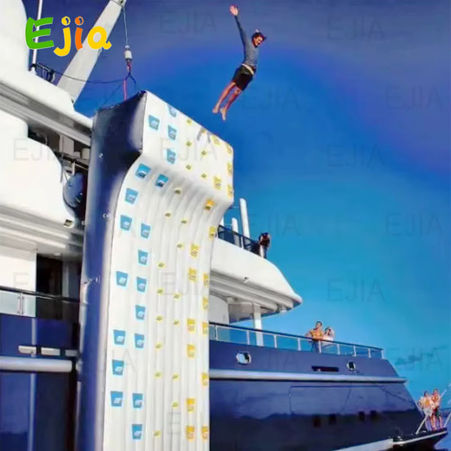 Ejia Aufblasbare Yacht Kletter Rutsche Wand, Wasserspielgeräte, Sport - Bild 1