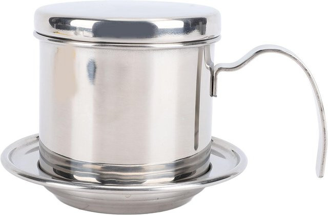 Vietnamesischer Kaffeebereiter von CosyHome aus Edelstahl in Silber, 200 ml - Bild 1