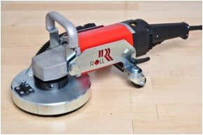 Roll Randschleifmaschine ROMO-180 in Rot mit Akkubetrieb - Bild 1