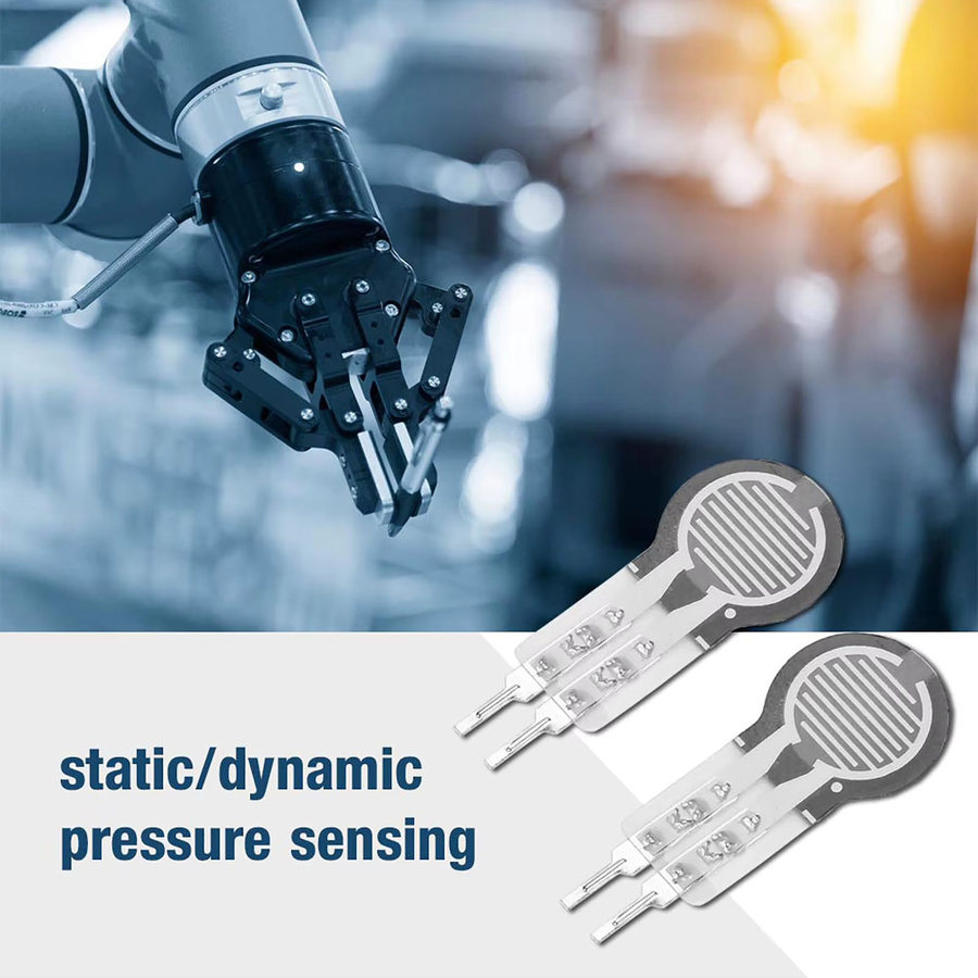 Qiilu 2er-Set Hochpräziser Dünnschicht-Kraftsensor Typ D Widerstandsdrucksensor für 20g bis 2kg - Bild 2
