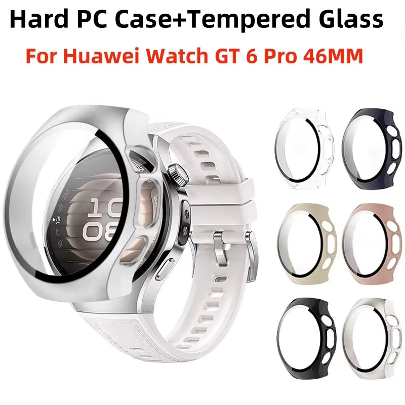 Huawei Uhren Schutzhülle, Gehärtetes Glas, Kunststoff, 46 mm und 41 mm - Bild 3