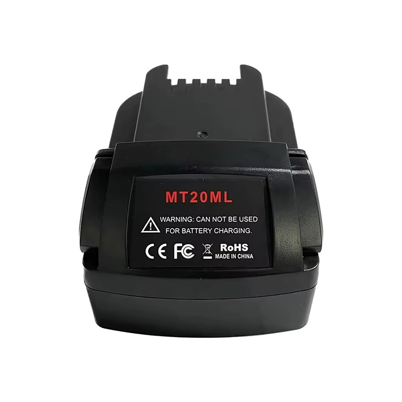 Makita Akku Adapter MT20ML Konverter für Milwaukee 18V Li-Ion Akku Elektrowerkzeuge Schwarz - Bild 2