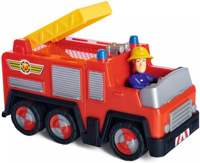 Simba Feuerwehrmann Sam Jupiter Feuerwehr mit Sam Figur - Bild 1