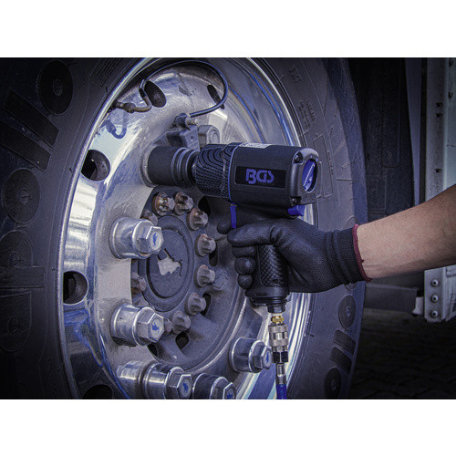 BGS Technic Druckluft-Schlagschrauber mit 20 mm Antrieb und 1756 Nm Drehmoment in Multicolor - Bild 2