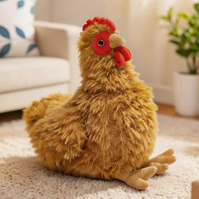 Hahnen-Serie Puppe, Kawaii Plüschtier, Tiere, ab 14 Jahren - Bild 1