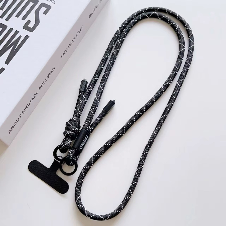 EHUIDE Anti-Verlust Telefon Lanyard in Pink, verstellbares Crossbody Neck Cord und Handgelenk Strap für iPhone 17 Pro Max mit zwei Ringen, Länge: 120 cm - Bild 2