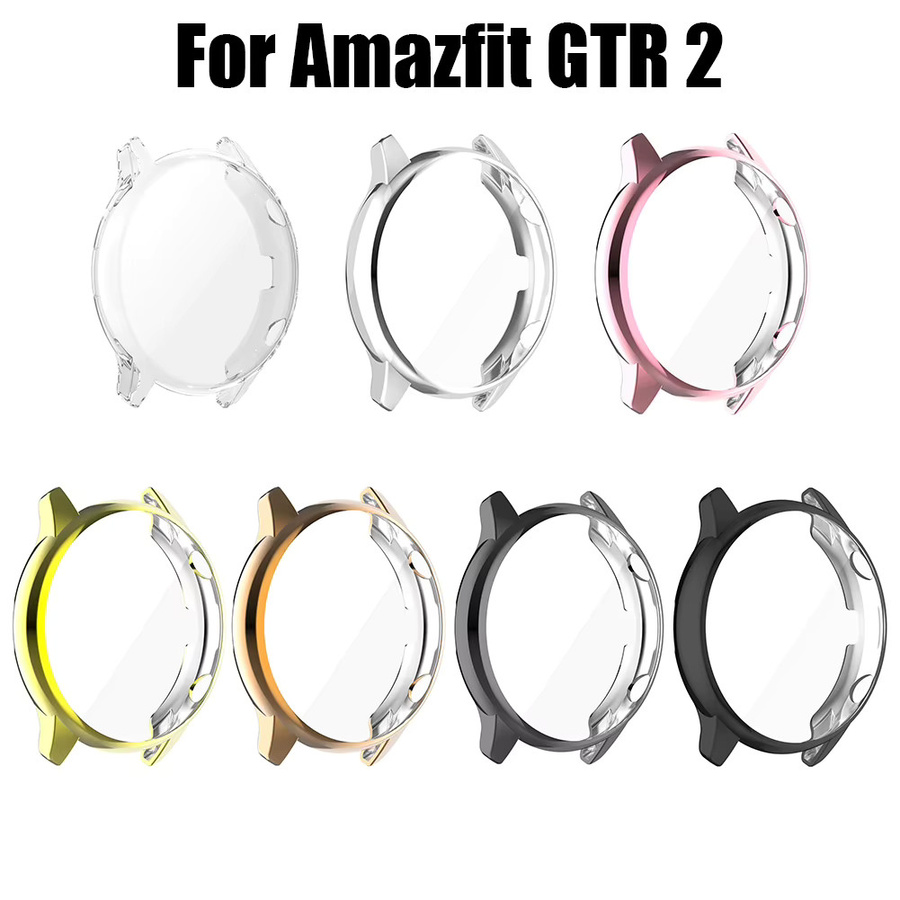 jansin Schutzhülle für Amazfit GTR 2e GTR2, Schwarz, Silikon - Bild 2