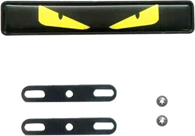 Skyfree LED Auto-Frontgrill-Tailboard-Abzeichen Dämonenauge in Schwarz - Bild 1