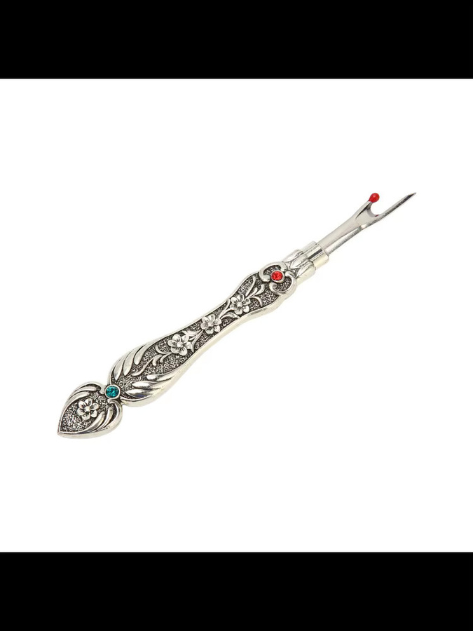 WALFRONT Nahttrenner in Silber, rostfreier Vintage-Stickentferner zum Nähen - Bild 3