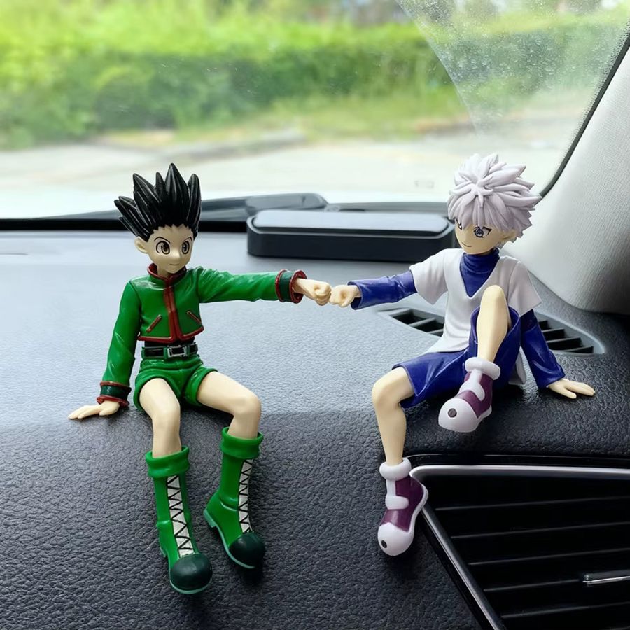 Anime-Figur Gon & Killua aus PVC für deine Dekoration von Auto, PC-Gehäuse oder Raum - Bild 2