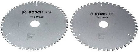 Bosch Pro Wood Kreissägeblatt-Set 2er Pack, Carbide Tipped, Silber, Durchmesser: 216 mm - Bild 2