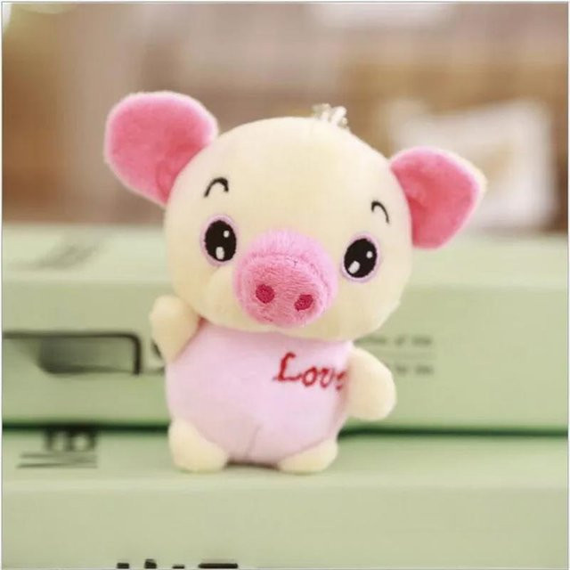 BC Pet Supplies Schwein Plüsch Spielzeug, Stofftier, 12 cm, ab 14 Jahren - Bild 1