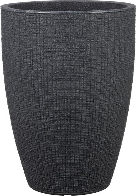 Scheurich Pflanzgefäß Barceo rund in Schwarz, Durchmesser: 39 cm, Höhe: 54 cm - Bild 1