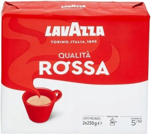 Lavazza Rossa, gemahlener Kaffee, 2 x 250 g - Bild 1