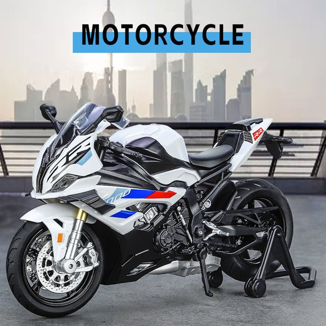 MAKEDA S1000RR M Version Racing Motorrad Modell, Diecast Legierung Metall, 1:12, mit Sound und Licht - Bild 1