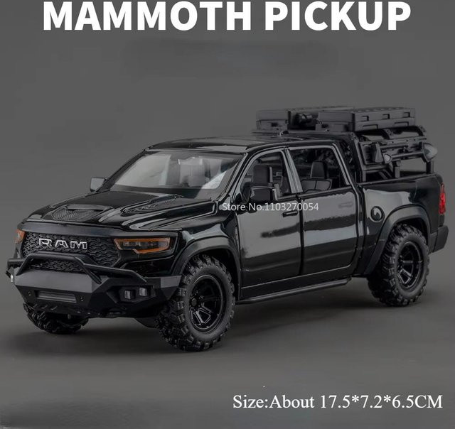 Linyi toy car Viper Mammoth, Spielzeugmodellauto, 1:32, Licht und Musik, ab 14 Jahren - Bild 1
