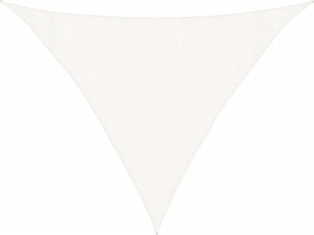 vidaXL Sonnensegel aus HDPE in Weiß, Dreieckig, B/T/H: 300 x 300 x 420 cm - Bild 1