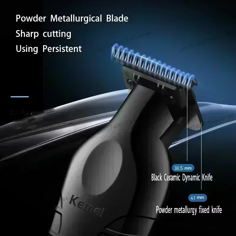 Kemei Haarschneidemaschine und Barttrimmer, Schwarz, Unisex - Bild 2