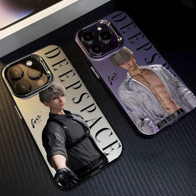 Love And Deepspace Xavier Handyhülle für iPhone 11 bis 17 Pro Max, Aurora Funda, mehrfarbig, matt mit Laser-Effekt und metallischem Design - Bild 1
