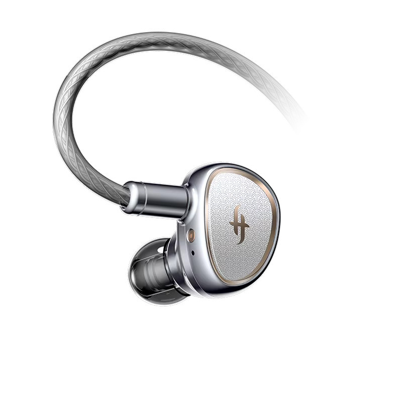SIMGOT EA2000 In-Ear HiFi Stereo Kopfhörer mit 1DD+1PR Struktur und abnehmbarem Kabel in Silber - Bild 2