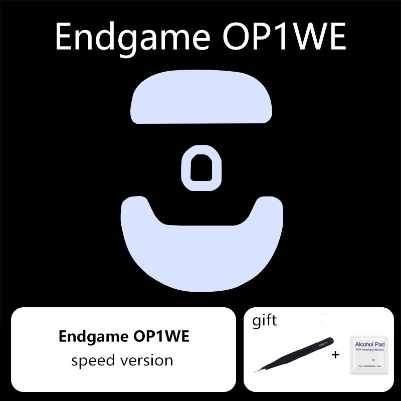 Ultraglide Mausfüße für Endgame OP1 WE OP1 8K OP1W 4K V1 V2 Control Speed Mausgleiter PTFE in Weiß - Bild 1