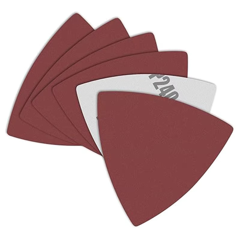 TQLQ Dreieck Schleifpapier aus Aluminiumoxid für Holzbearbeitung und Metall, B/T/H: 80 x 80 x 80 mm - Bild 2