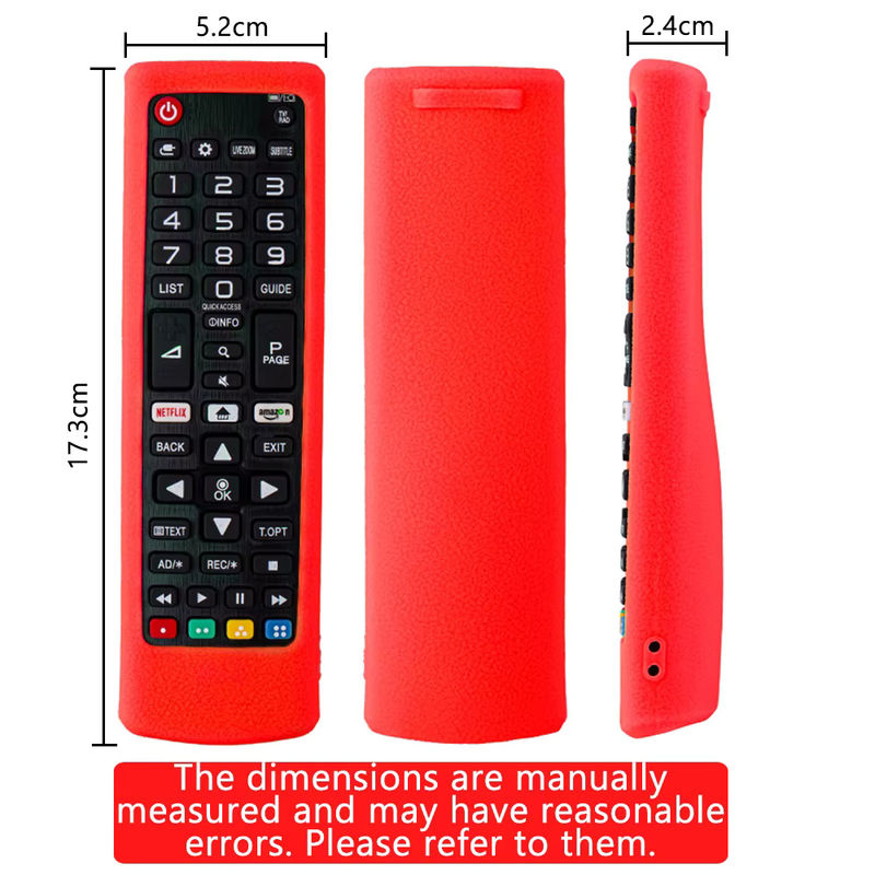 Silikonhülle Schutzhülle in Blau passend für LG Smart-TV-Fernbedienungen der AKB-Serie AKB 75375604 AKB 75095308 AKB 73715601 - Bild 2