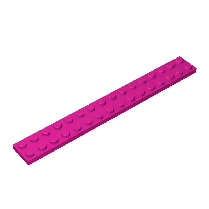 Gobricks Platte 2x16 dünne Figuren Ziegel, 10-teiliges Set, Zubehör - Bild 1