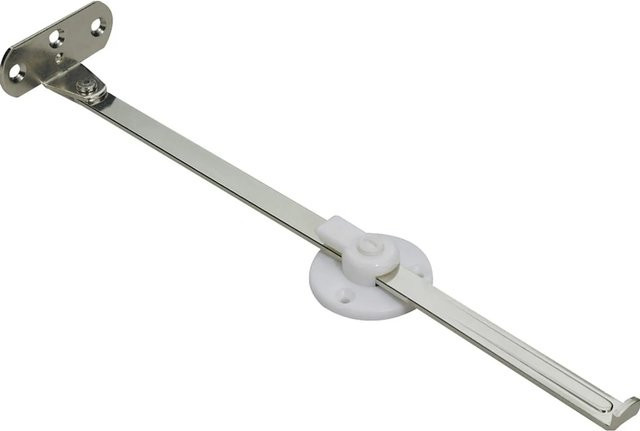 Hettich Bremsklappenhalter Centra aus Stahl und Kunststoff in Nickel-Optik/Silber - Bild 1