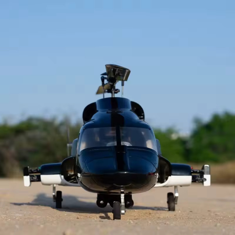 ROBAN Airwolf-Hubschrauber, RC-Modell, 470-Größe, RTF, mit LED-Navigationslichtern - Bild 2